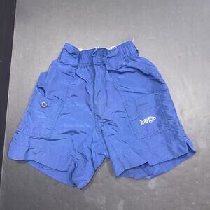 AFTCO Blue Boys Active Preppy Outdoor Hunting Hiking Cargo Fishing Shorts Sz 20